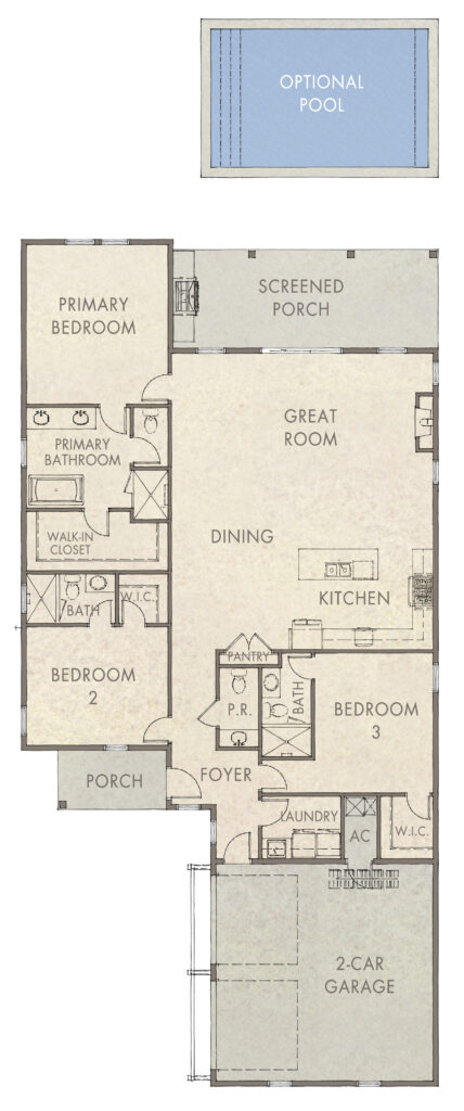 Avalon (3BR) — floor plan